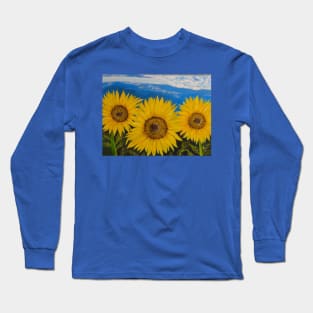 Sunflower Trio Long Sleeve T-Shirt